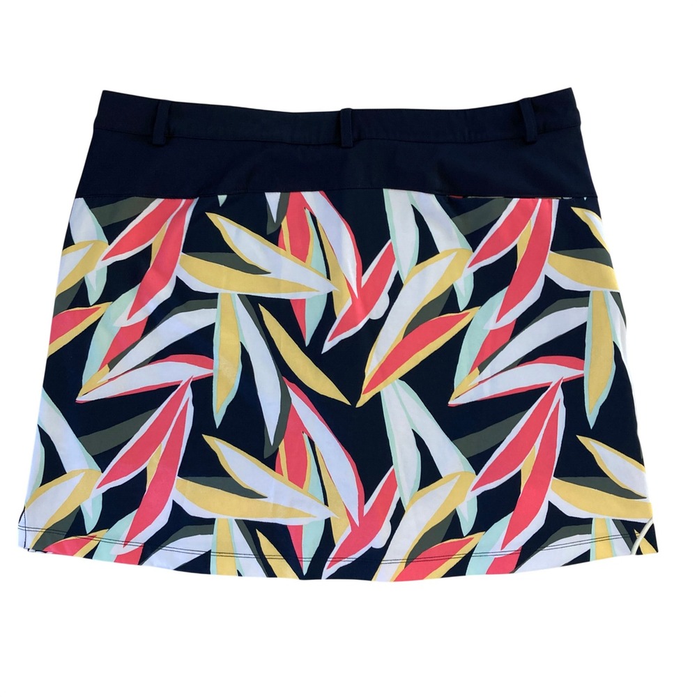 Lady Hagen Traditional Skort Desert Getaway Retro Leaf Dark Navy (Size 16) - Picture 6 of 13